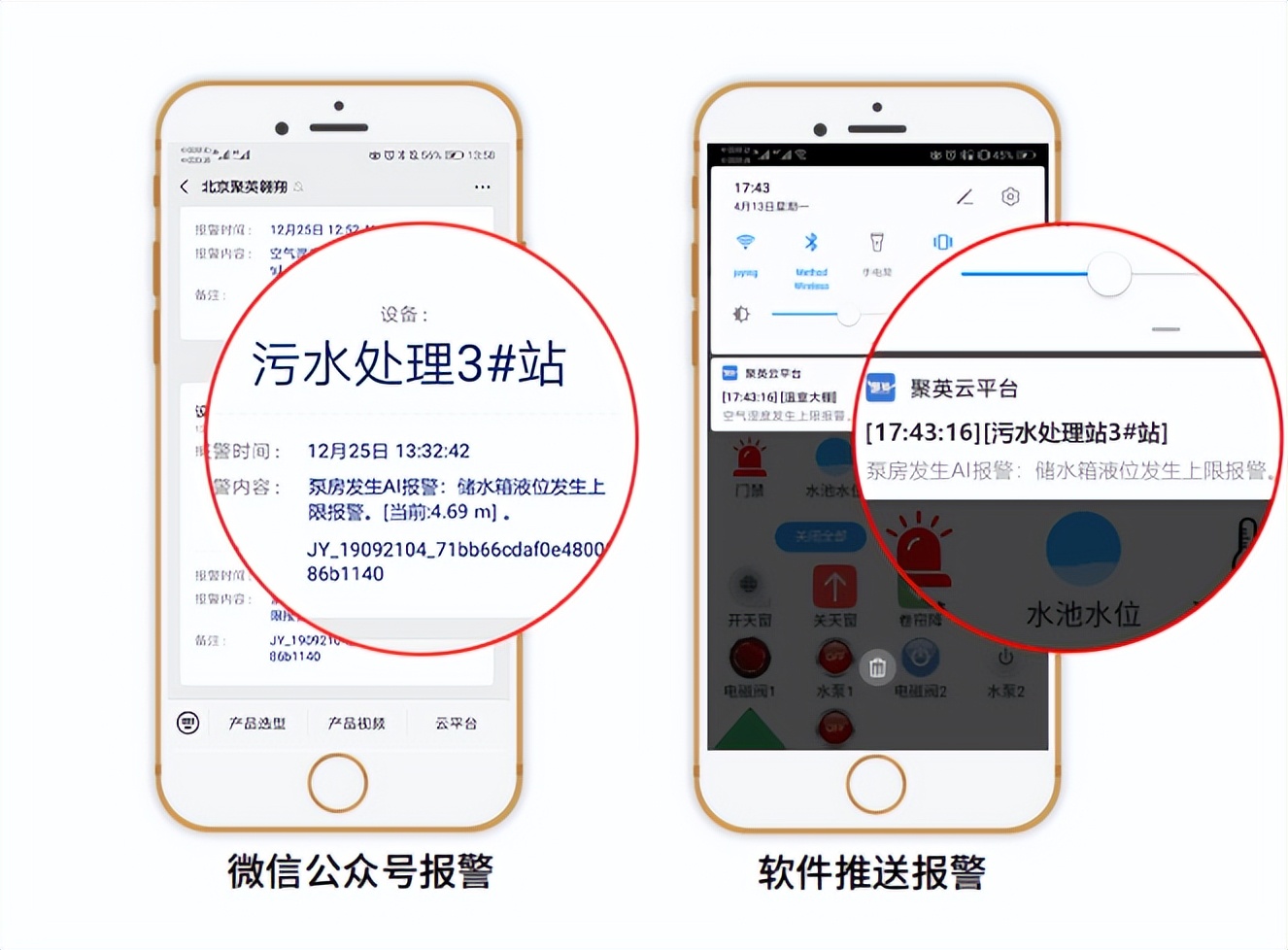 聚英物聯(lián)網(wǎng)云平臺的預(yù)警報警、多種提醒方式
