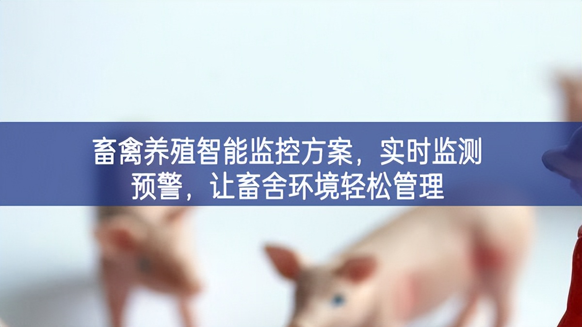 畜禽養(yǎng)殖智能監(jiān)控方案問題分析，實時監(jiān)測預警迎來新的篇章，讓畜舍環(huán)境輕松管理