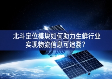北斗定位模塊如何助力生鮮行業(yè)實(shí)現(xiàn)物流信息可追溯交流？